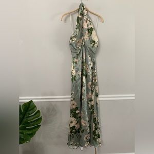 NEW REFORMATION PETITES VERIA SILK DRESS SIZE:6 PETITE